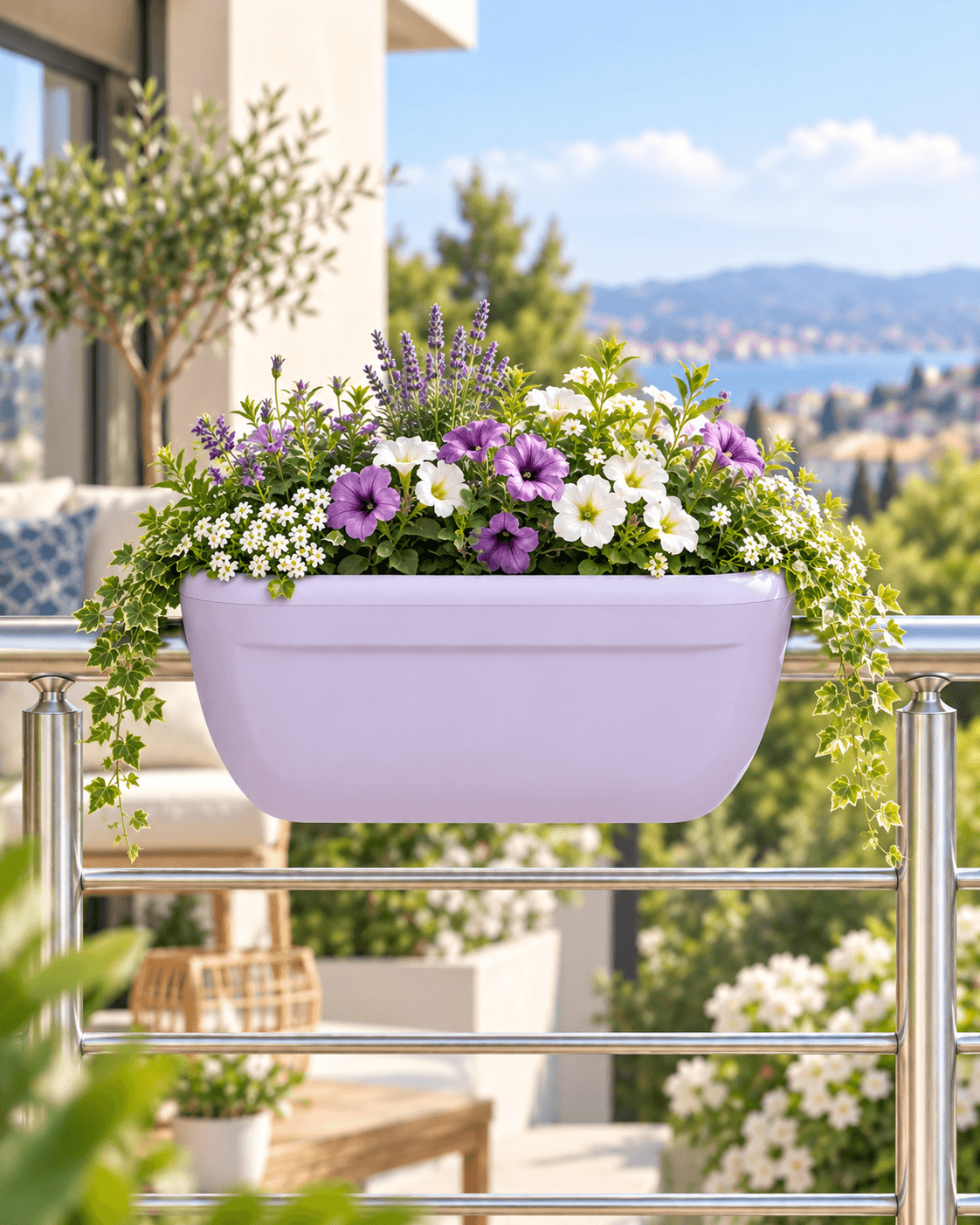 Pot Balcon · Lilas