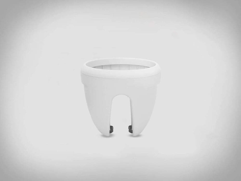 Pot rambarde Rubi Plast, coloris Blanc